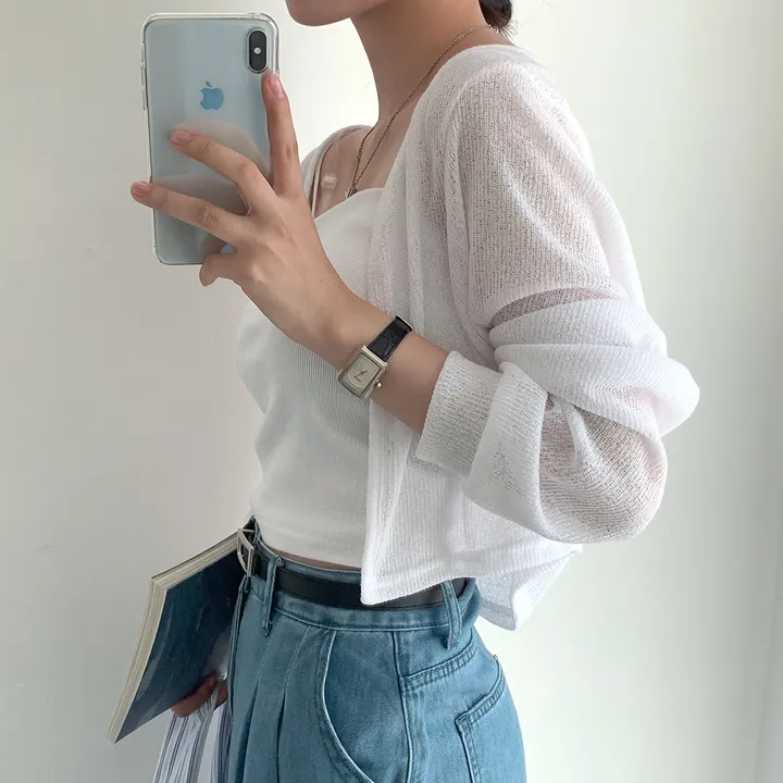 [햇빛차단☀️/블랙 당일출고!] 자체제작 #크치Made 순애 린넨 세미 크롭 볼레로 여름가디건 - cd (장마룩,워터밤,흠뻑쇼 필수템) 상세 이미지 107