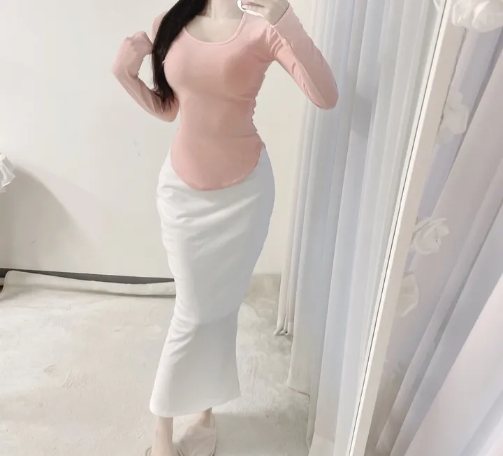 반팔긴팔o자체제작❤️요기가원조❤️숏/롱ver*유어로즈 몸매보정ts 상세 이미지 35