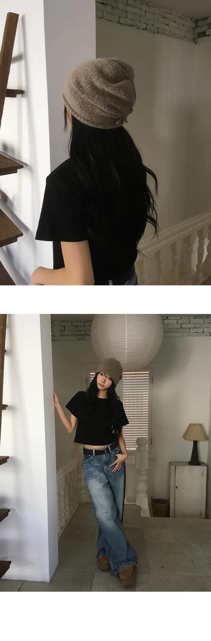 [기획/모델소장🐰/기장선택/~XL까지!] 폴더 밑단 스냅 투웨이 워싱 데님 팬츠-4color 상세 이미지 16