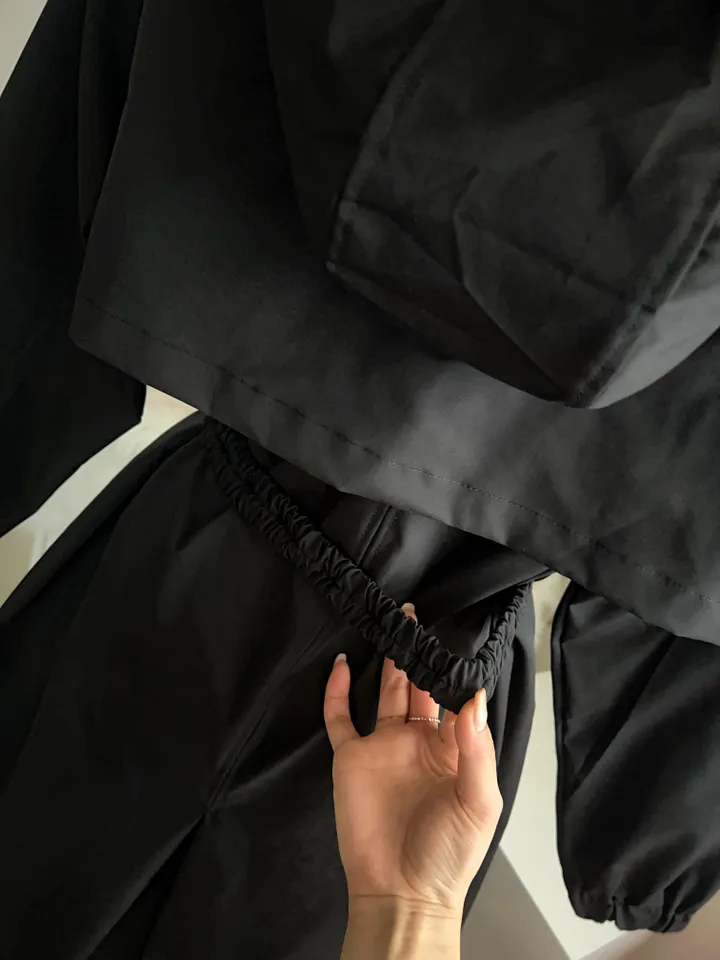 [⚡️당일출고⚡️/프라다원단/투웨이/이중안감/풍성한핏] 버클 밴딩 벨트 세트 후드 롱 트렌치 오버핏 점퍼 코트 (수입) 상세 이미지 19