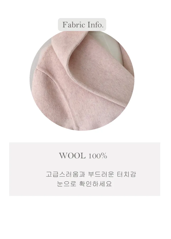 [울100] 리아나 베이직 폭스퍼 트리밍 후드 숄  코트 상세 이미지 4