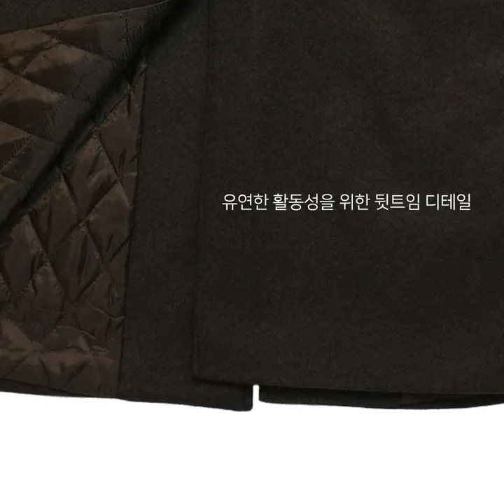 [울30%/고퀄리티] 듀인 퀼팅 벨트 롱코트 상세 이미지 8