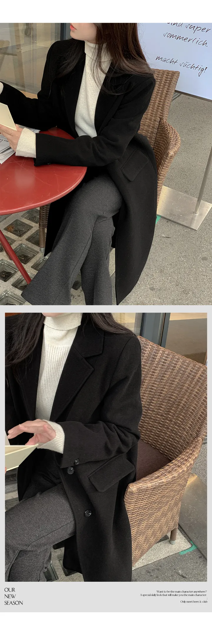 [자체제작/2천장돌파!/S-XL]프레이 스텐카라 탄탄 싱글 롱 코트 상세 이미지 68