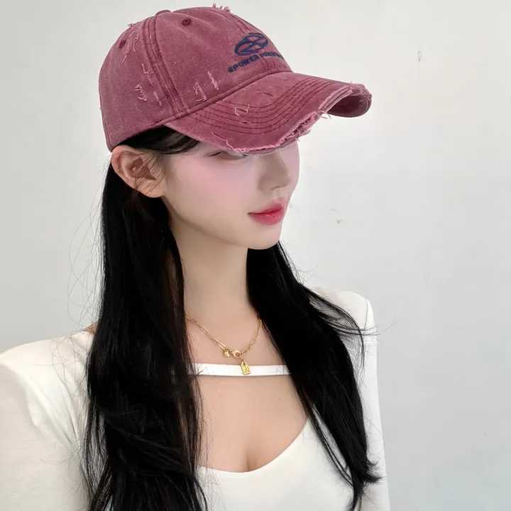 [🧢+팔찌+안경+캡가드증정❤/묶음할인✨] 캐피튜드 빈티지 리퍼 이파워 프리젠츠 볼캡 - 연예인핏 데일리 남녀공용 소두핏 레트로 소두핏 대두커버 연예인 아이돌 사계절 커플 모자 상세 이미지 142