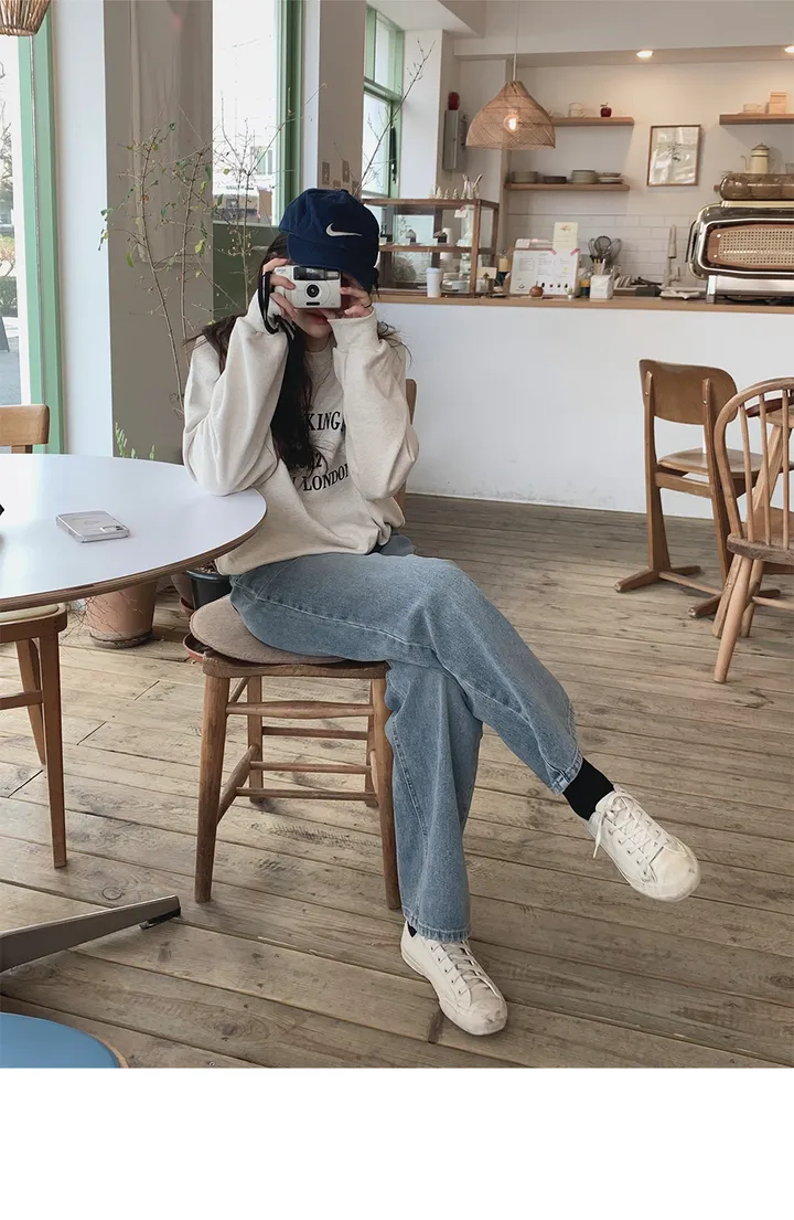 [후기인증핏👖] 투데이 와이드 중청데님팬츠 (+기본/롱ver) - 4 size (자체제작/슬로우앤드/와이드핏/스트레이트핏/데일리룩/워싱) 상세 이미지 40