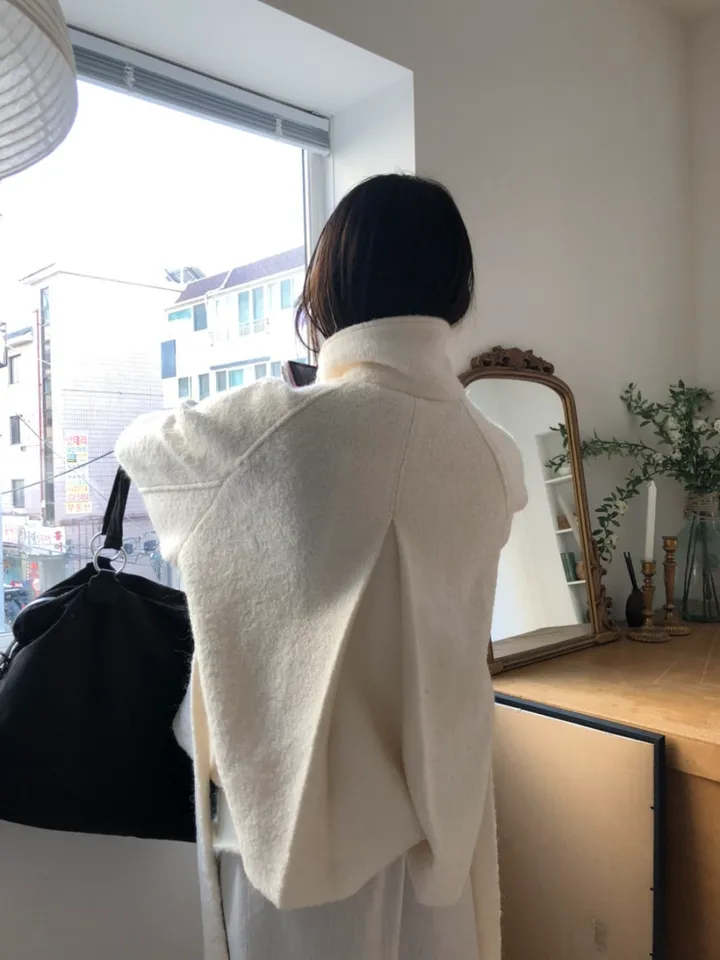 *아이당일*하이넥 더블 숏코트(2color) 상세 이미지 3