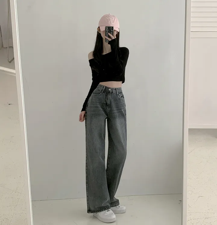 [3단기장/S-2XL/인생데님👖] 로킷 데님 와이드핏 롱 워싱 데님 팬츠 6colors 상세 이미지 23