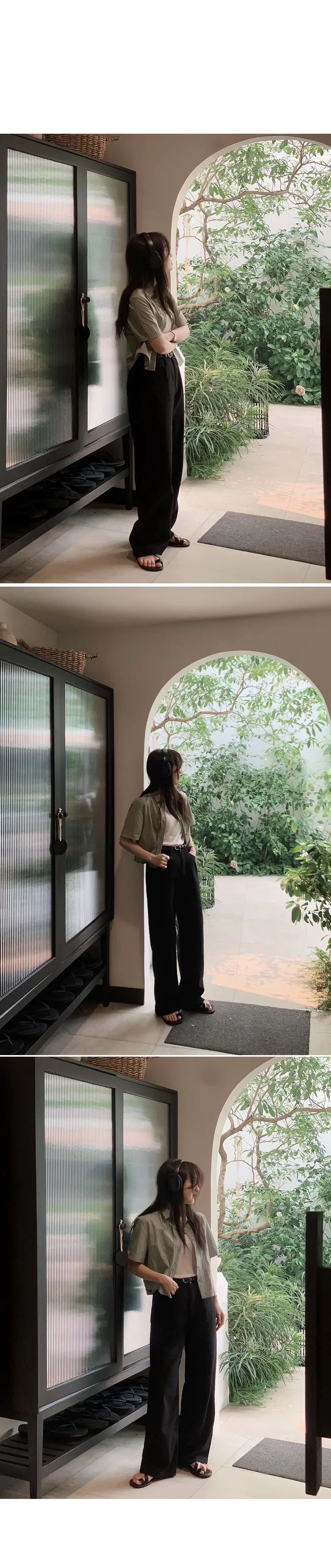 [👀허리밴딩/후들팬츠] 투데이 에어썸머 와이드팬츠 (+기본/롱ver) - 4 size (SLOWMADE/자체제작/봄팬츠/여름팬츠/바지/세미와이드/편안함/데일리) 상세 이미지 52