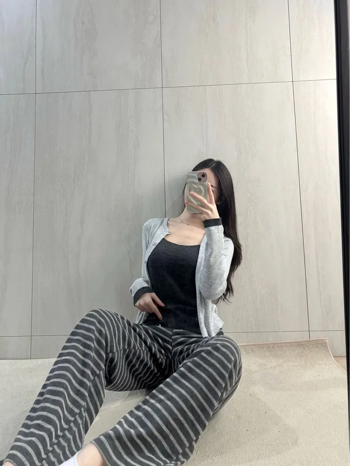 [일체형] 4color 레이어드 니트 가디건 *레이어드 가디건, 골지 가디건, 간절기, 배색가디건 상세 이미지 23