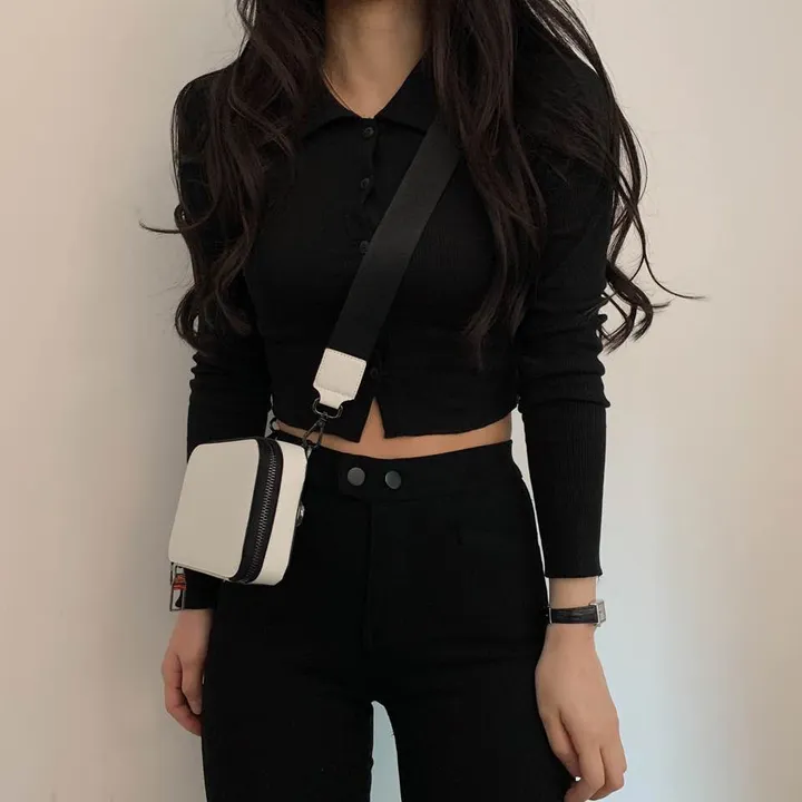 [가격실화?] 카라 크롭 단추 골지 가디건;3col 상세 이미지 29