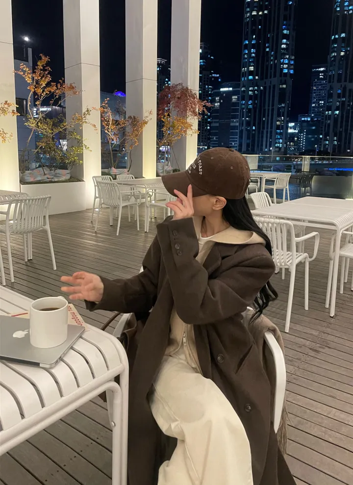 나인  프리미엄 울 맥시 코트 2color. 상세 이미지 79