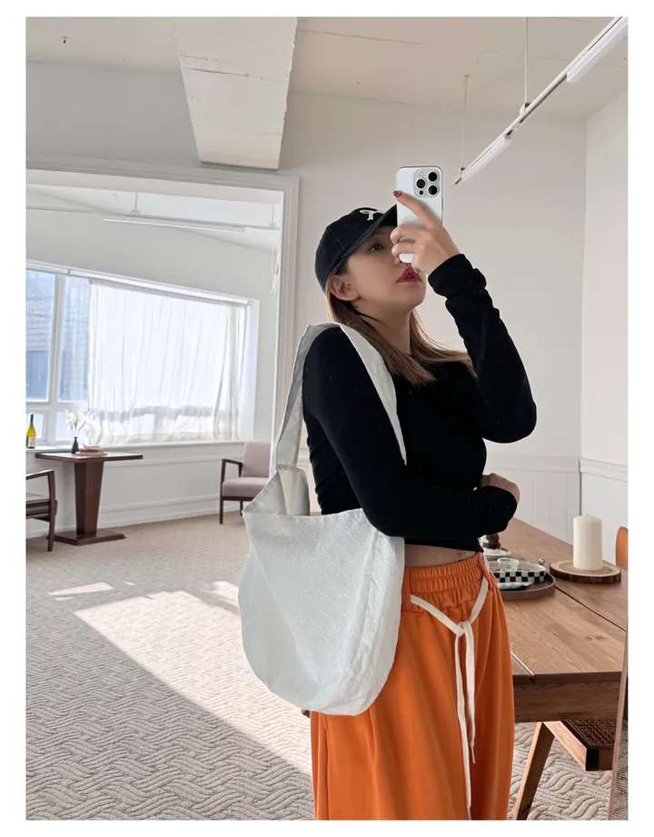 (최저가💖) 리본 레이스 보부상백 숄더백 자수 에코백 상세 이미지 4