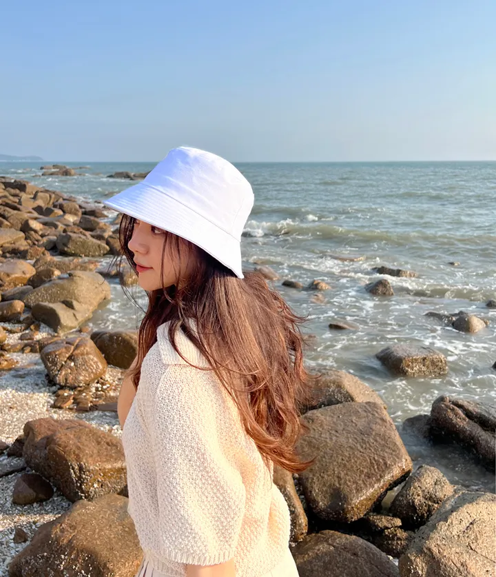 [당일출고]더셀럽 버킷햇 6종 여름 데일리 자외선차단 여자 벙거지 모자 상세 이미지 22