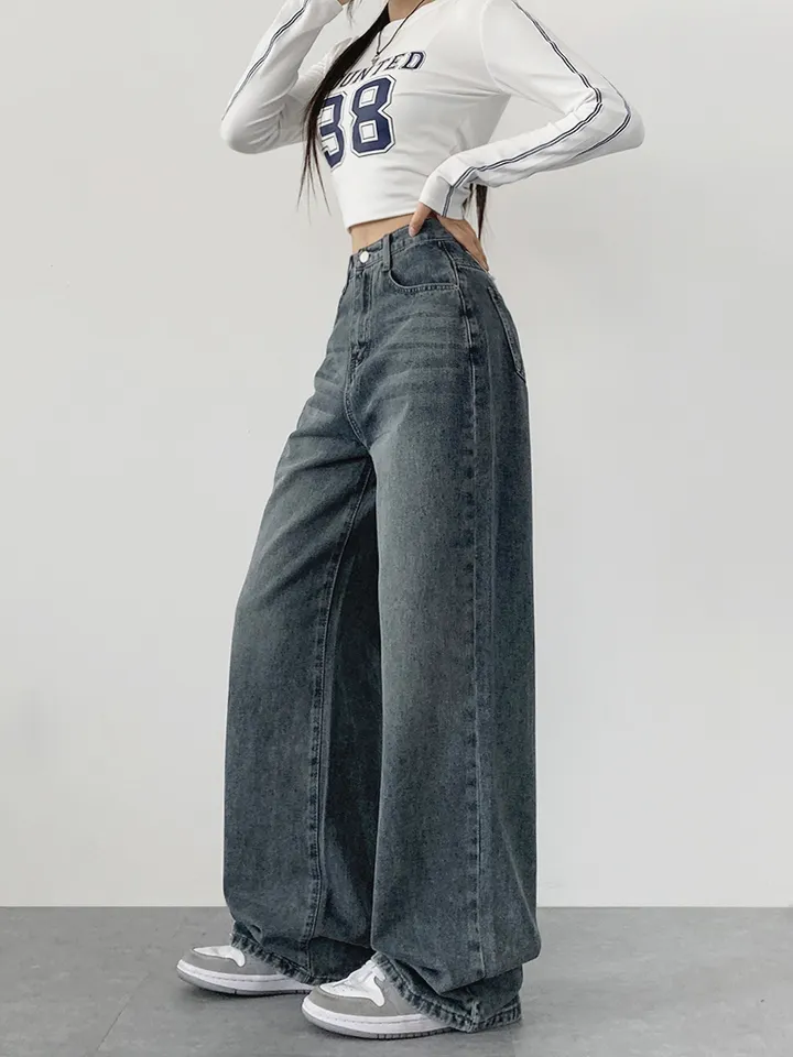 (숏,기본,롱/~XL)[사계절 인생데님,후기극찬🖤6color*사계절,스탠다드핏! 워싱 하이웨스트 데일리데님팬츠] 로키워싱스탠다드데님 상세 이미지 26