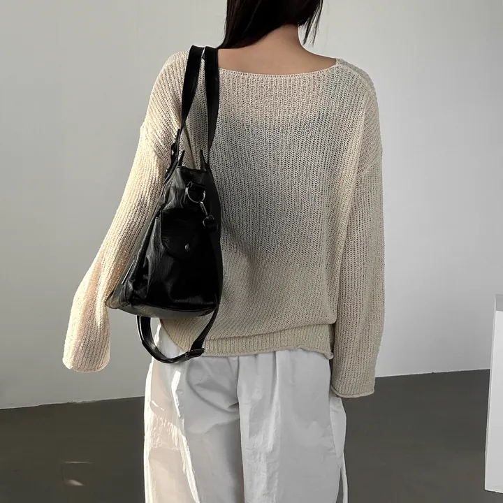 당일출고🚀[high quality🖤] 빈티지 더블 지퍼 오버핏 포켓 레더 숄더백 크로스백 2color 상세 이미지 28