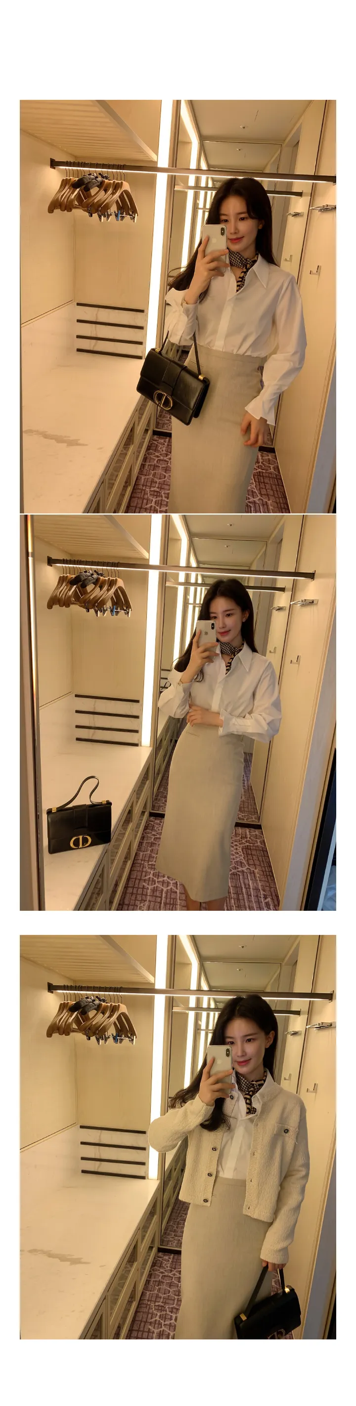 [4천장돌파][자체제작] 죠니 카라 핀턱 셔츠 상세 이미지 53