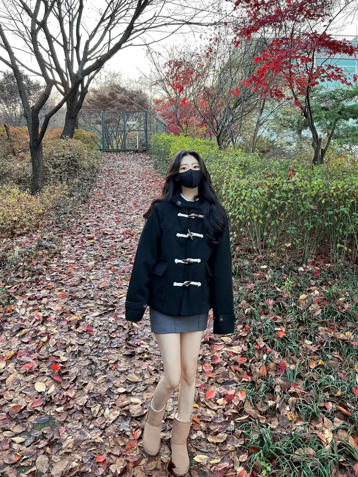 당일출고![마지막수량/누빔안감!] 떡볶이 숏 코트 자켓 상세 이미지 7