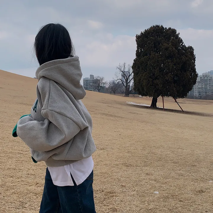 [대박핏보장✨/98%만족/진그레이 당일출고!] 자체제작 #크치Made 꿈에 나온 핏, 오클라호마 1866  양기모 맨투맨 긴팔 후드티 ; 5컬러 상세 이미지 29