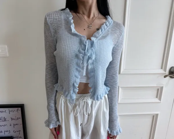 썸머 프릴 가디건 6COLOR 상세 이미지 31
