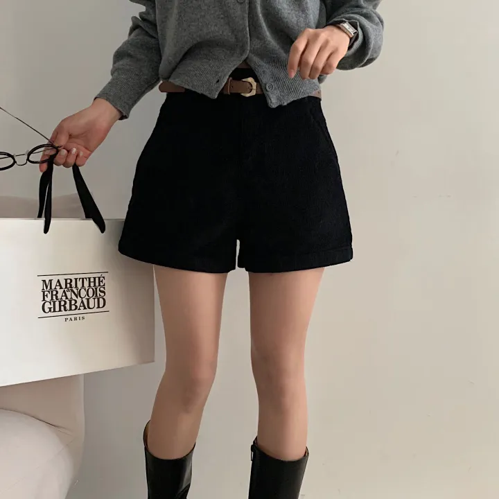 [벨트SET/말라핏!] 스윗 골덴 코듀로이 반바지 숏팬츠 - 3color 상세 이미지 18