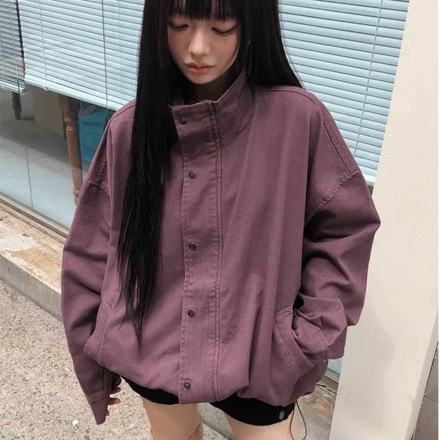[가을🍂/아방핏/UNISEX🤎] 유다 빈티지 하이넥 야상 자켓