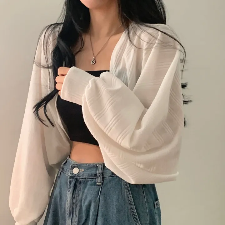[팔뚝살커버~] 사계절내내! 볼레로 크롭 니트가디건 - 3color 상세 이미지 28