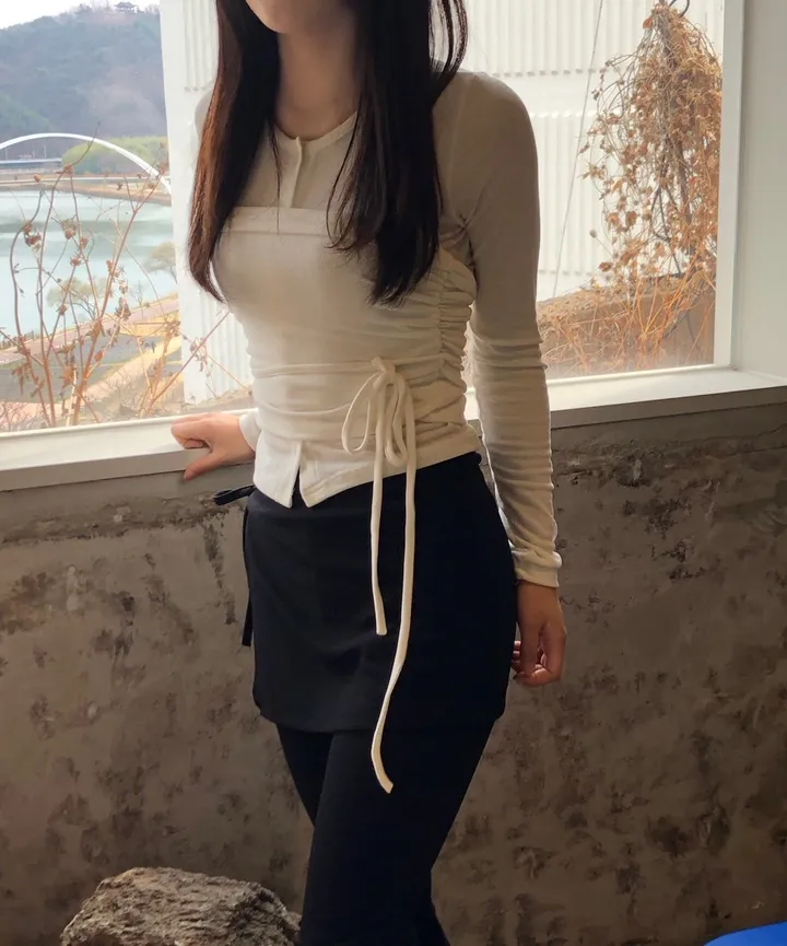 신상 [가디건+시스루탑 set] 상세 이미지 12