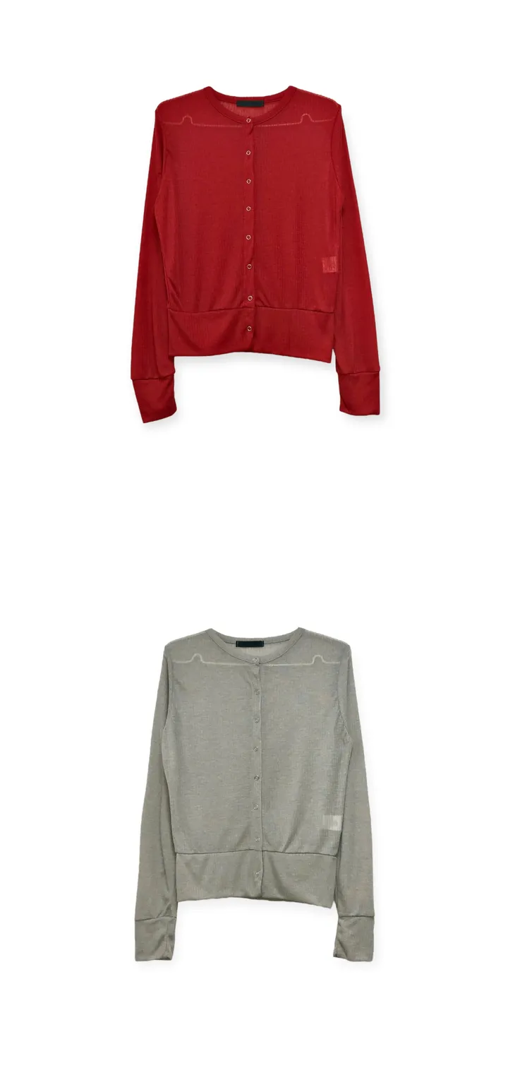 sheer ring cardigan (5color) / 시어 링 가디건 상세 이미지 19