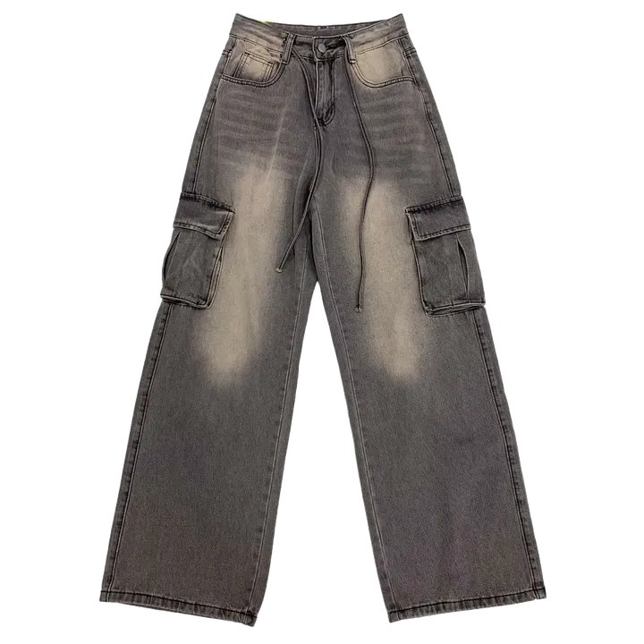 vintage strap wide cargo pants [ 빈티지 스트랩 카고 와이드 데님 팬츠 ] 상세 이미지 16