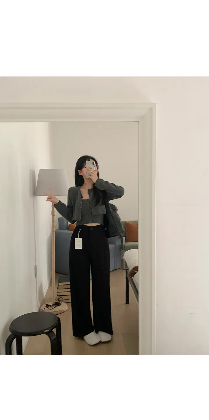 [made][📌153/158.ver] 에센셜 쫀쫀 일자 롱 슬랙스 sl (면접슬랙스/키작녀/기장선택) 상세 이미지 15