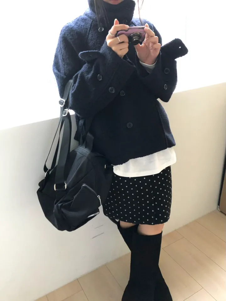 *아이당일*하이넥 더블 숏코트(2color) 상세 이미지 74