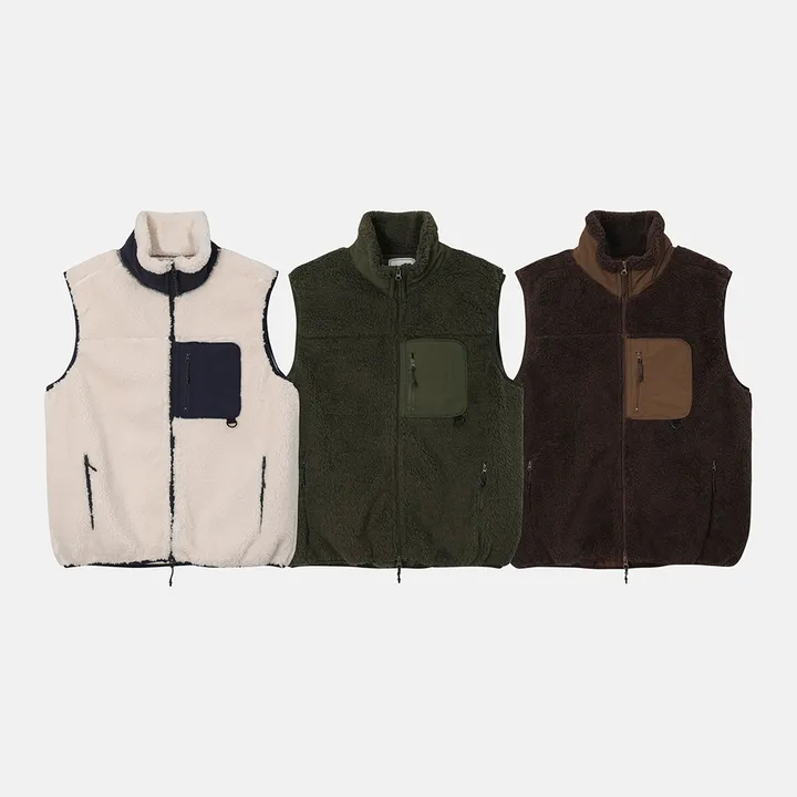 [restock] 마운틴 배색 덤블 베스트 상세 이미지 35