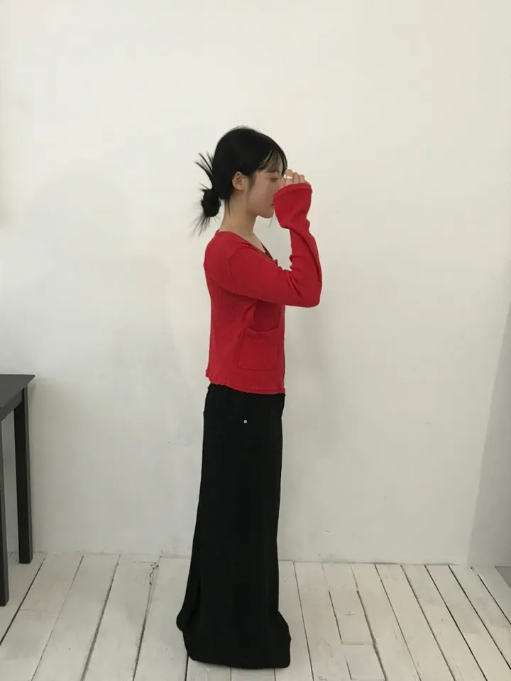 모에 펀칭 가디건(3color) 상세 이미지 30