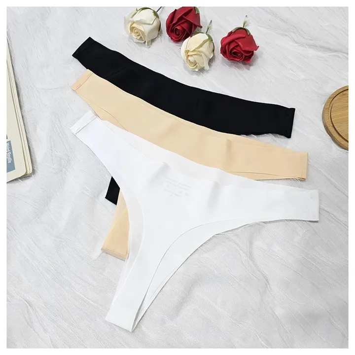 편안한 노라인 심리스 티팬티 레깅스 무봉제 T팬티 수영복 팬티 상세 이미지 4