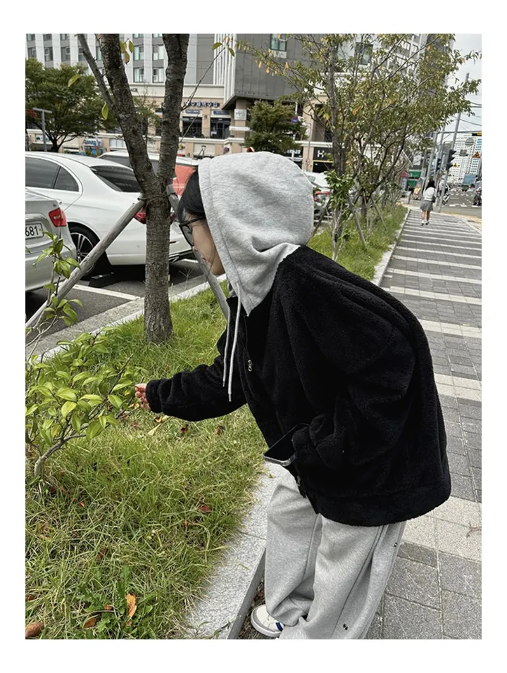 [당일배송][양털/뽀글이]후드 플리스 투웨이 겨울 따뜻한 데일리 점퍼 3color 묶음할인중 상세 이미지 81