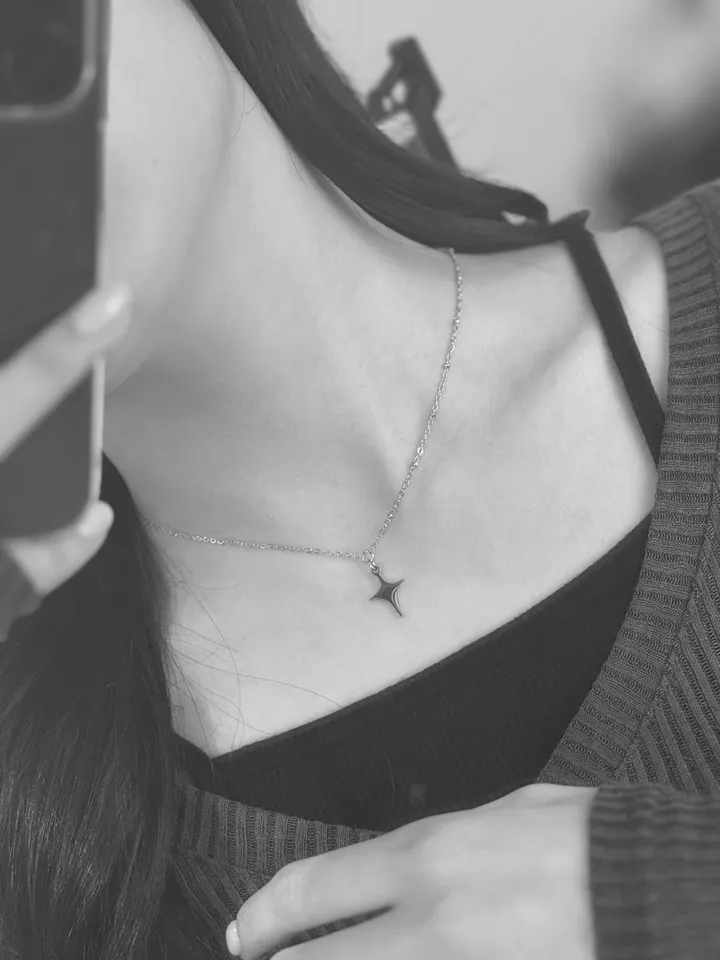[🖤오늘출발🖤/써지컬] 언밸 체인 별 스파크 목걸이 데일리 상세 이미지 8