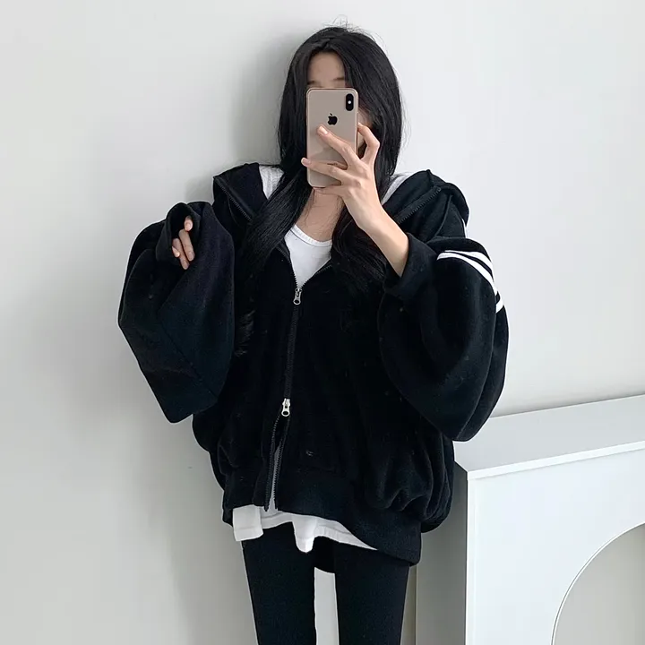 [보들후리스/넉넉핏] 보들 두줄 투웨이 후리스 후드집업 상세 이미지 75