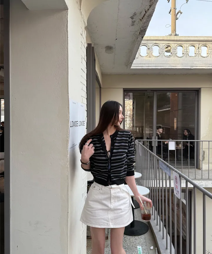 미즈 단가라 가디건 상세 이미지 12