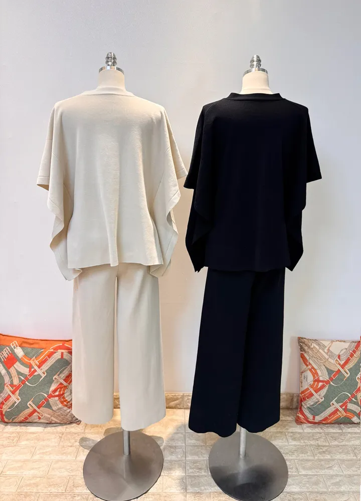 [44~77 봄신상세트 임산부가능, 여유핏] 버튼케이프니트세트 (2colors) 상세 이미지 19
