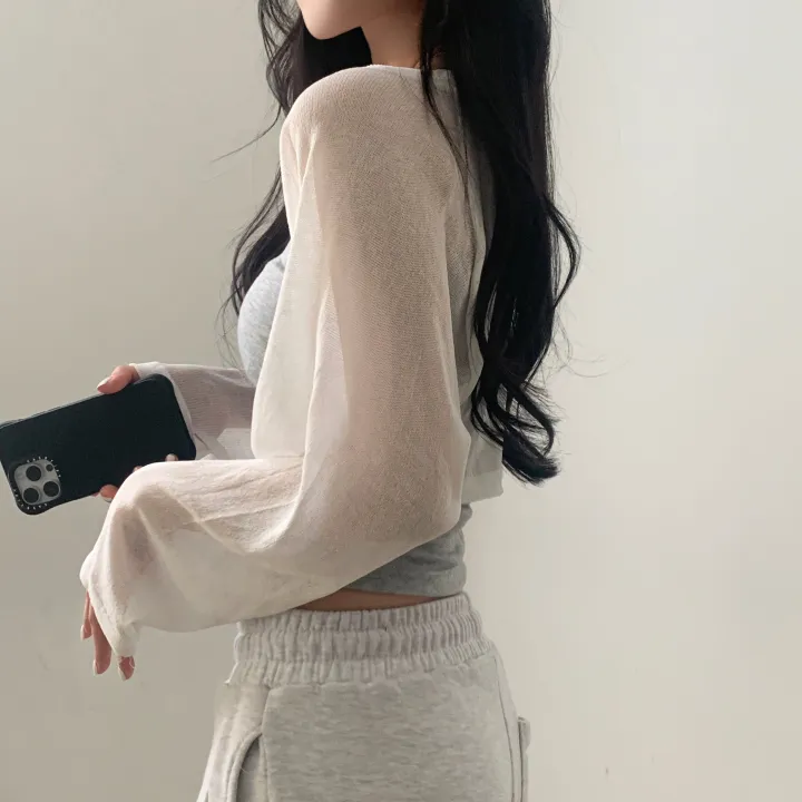 [고퀄버전🤍/가벼워요] 초여리핏, 데일리 긴팔 니트 볼레로가디건 - 5color 상세 이미지 22