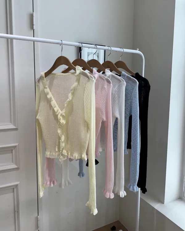 썸머 프릴 가디건 6COLOR 상세 이미지 35