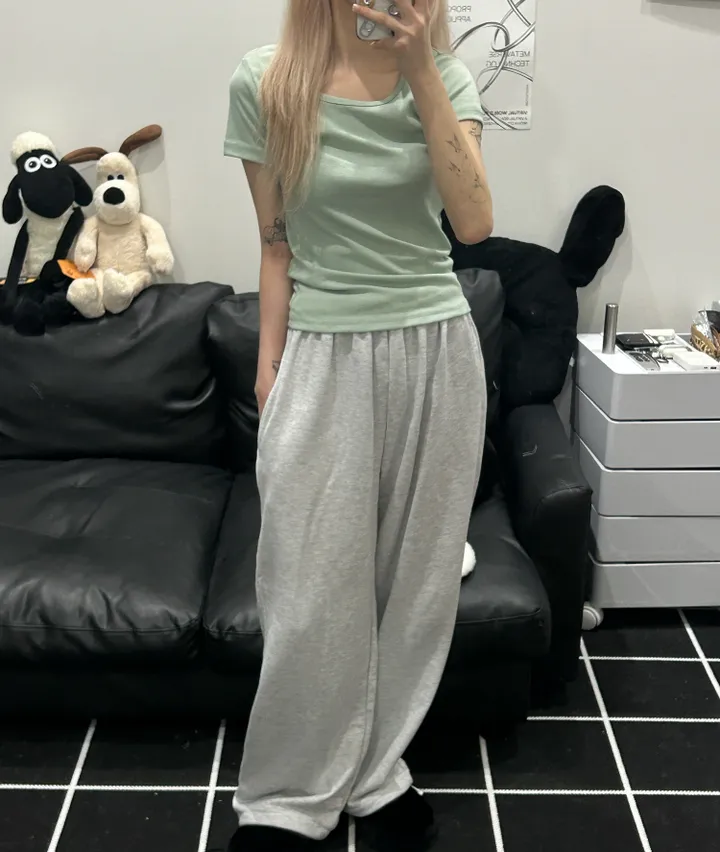 [🎀누적판매 2천장🎀] Butter slimfit u-neck short sleeve T 버터 슬림핏 유넥 반팔티 상세 이미지 50