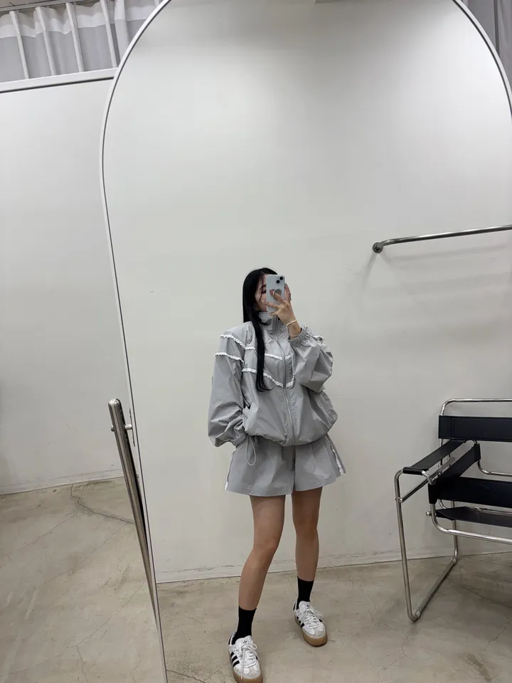 세트할인 / 레이스 오버핏 점퍼 아노락세트 4col 상세 이미지 13