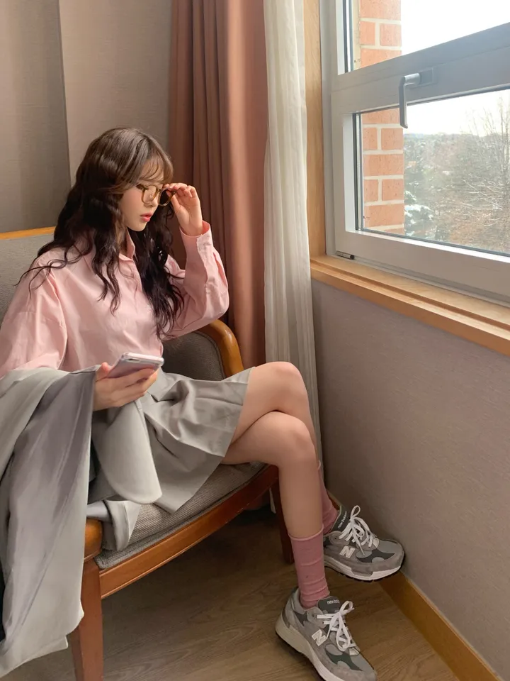 [4천장판매][MADE/핏보장인생셔츠] 에디 프렌치 코튼 오버핏 셔츠 남방 남녀공용 보이핏 레이어드 봄옷 봄신상 봄코디 봄상의 봄셔츠- 7color (KD1457,KD1910) 상세 이미지 47