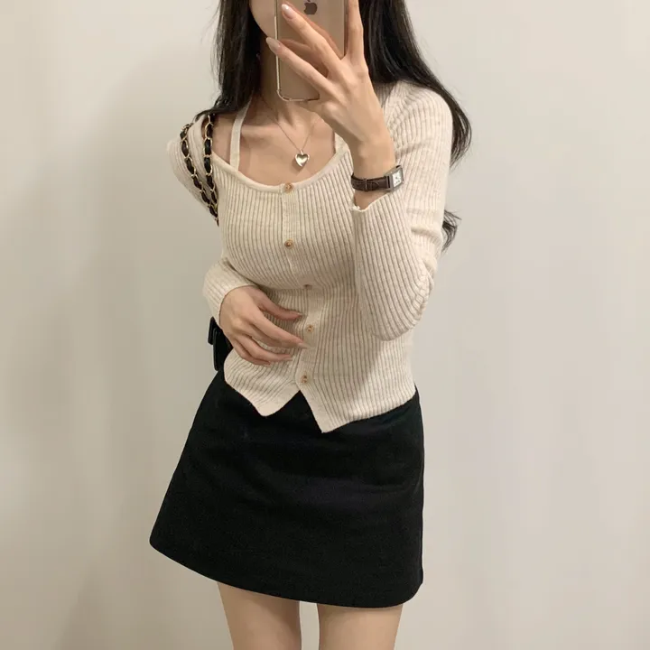 [벨트 SET] 미우 베이직 미니스커트 / 치마 속바지O 데이트룩 하객룩 나들이룩 모던 봄 스커트 미니멀 상세 이미지 19