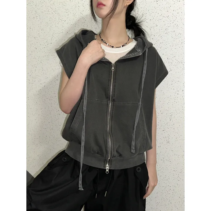 ★BEIGE 4/25 출고예정★[UNISEX]더블 포켓 커버 포인트 유니크 핀턱 카고 코튼 루즈 스트링 버뮤다 하프 팬츠(4color) 상세 이미지 55