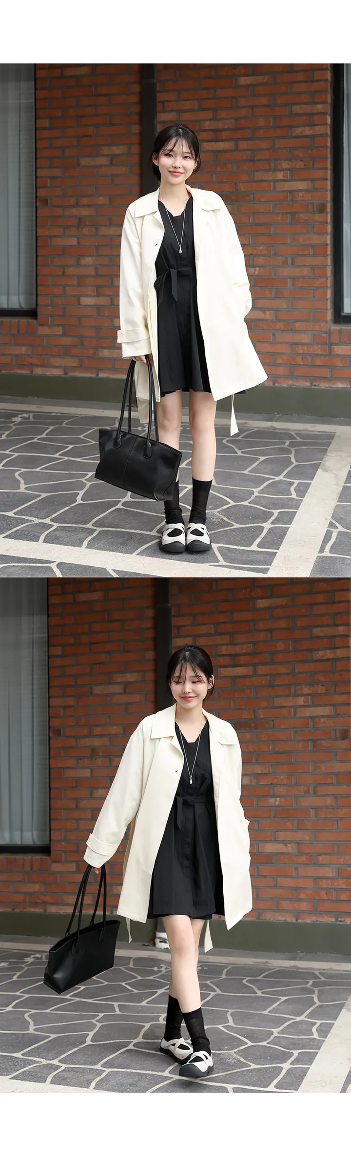 [간절기필수!베이직한♥]밀스래글런하프트렌치CT 상세 이미지 14