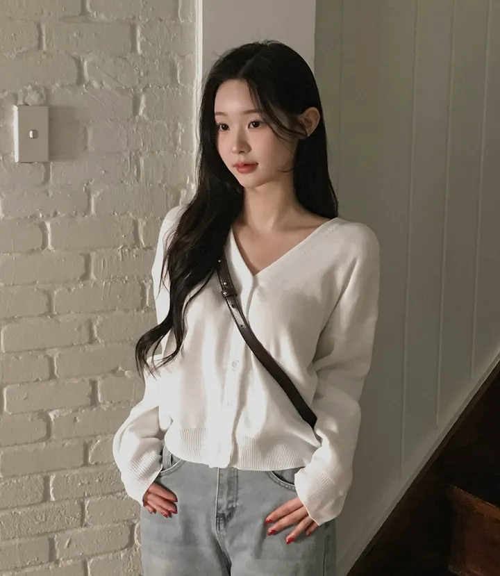 [예쁜여유핏/11colෆ] 다온 브이넥 루즈핏 긴팔 가디건 11colors 상세 이미지 29