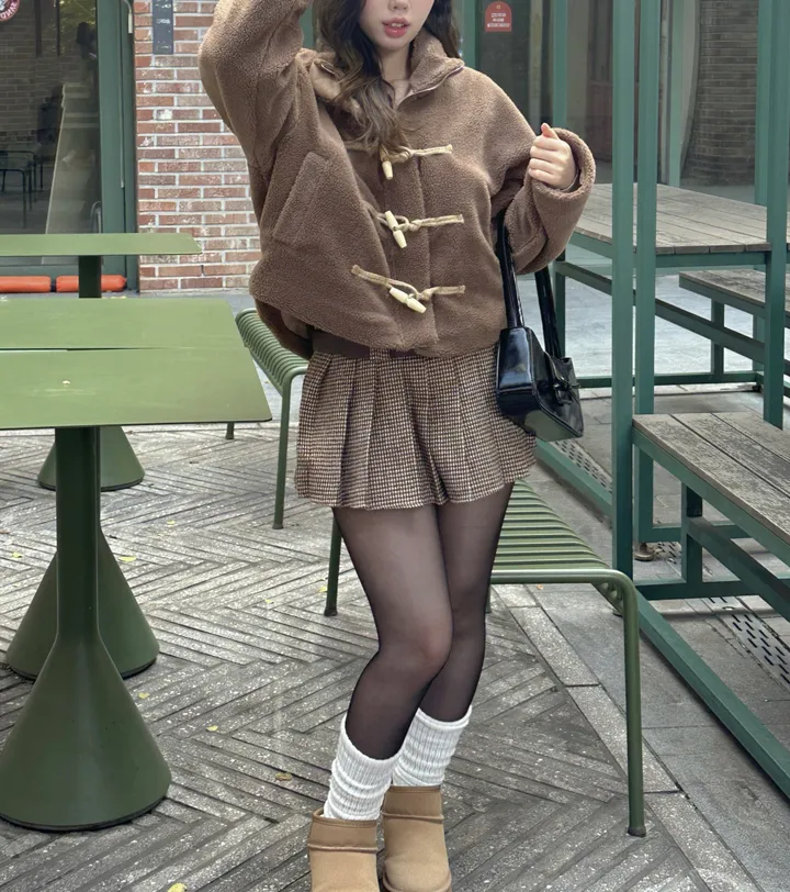 🚀season off SALE🚀[왕따뜻/갓성비🤍] 반목카라 양털 뽀글이 플리스 누빔 떡볶이 집업 숏자켓 3color 상세 이미지 31