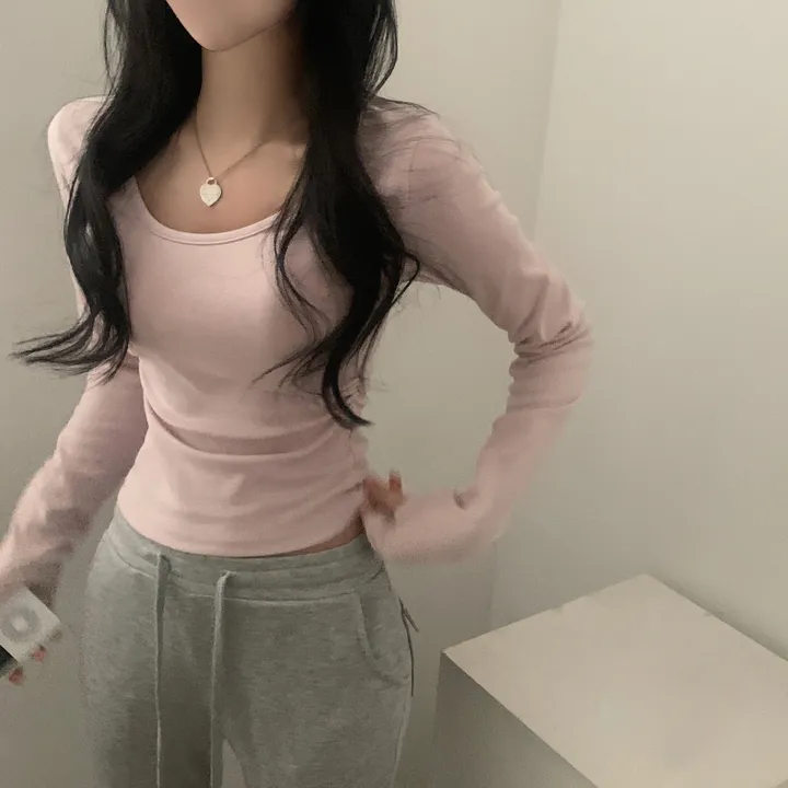 [간절기템!/여리핏🤍] 히피 셔링워머 크롭 긴팔, 이너티셔츠 - 4color 상세 이미지 11